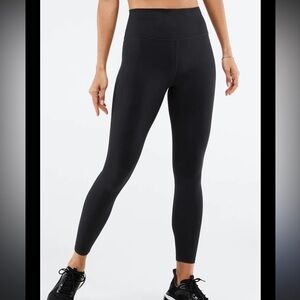 High-Waisted Black Leggings